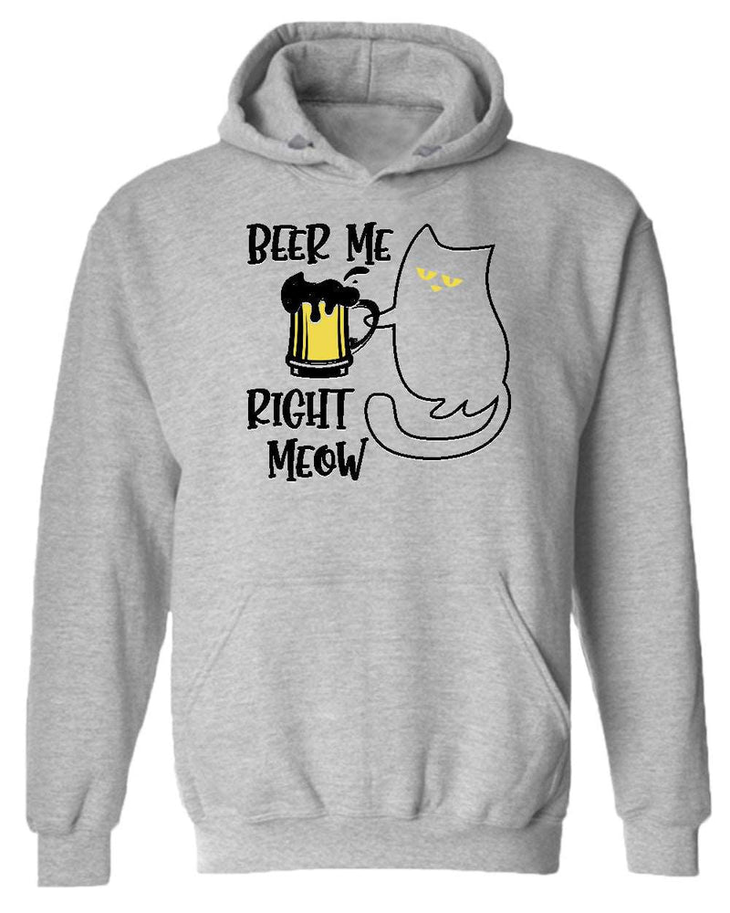 Beer me right meow hoodie, beer lover hoodie, cat lover hoodies - Fivestartees