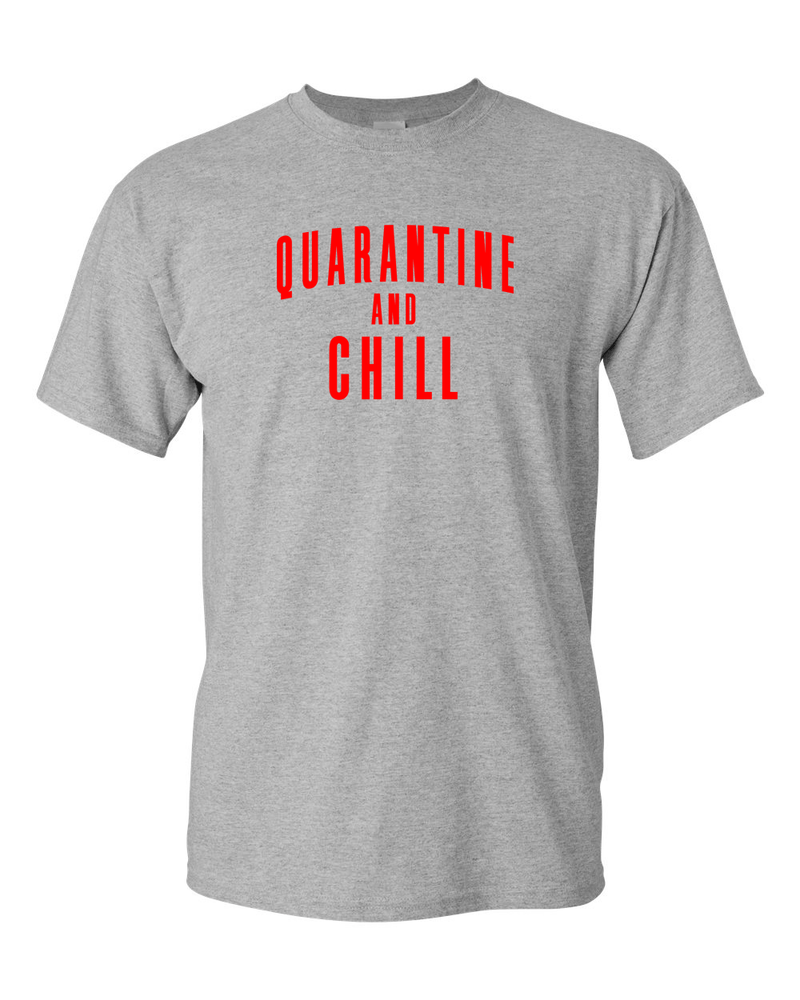 Quarantine And Chill T-Shirt funny meme t-shirt quarantine meme tees - Fivestartees