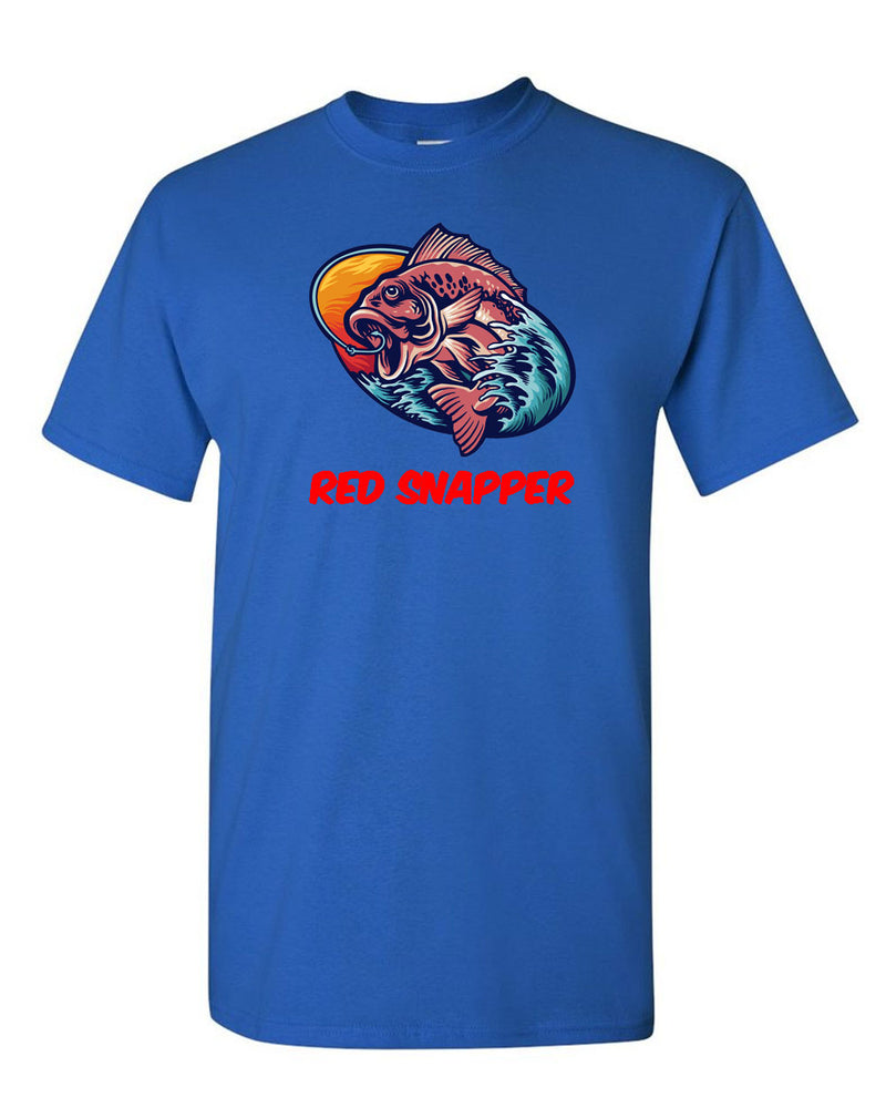 Red Snapper Fish T-shirt, Fishing T-shirt - Fivestartees