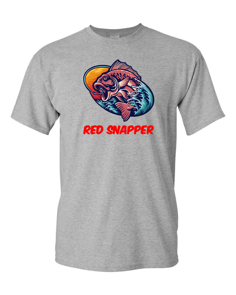 Red Snapper Fish T-shirt, Fishing T-shirt - Fivestartees
