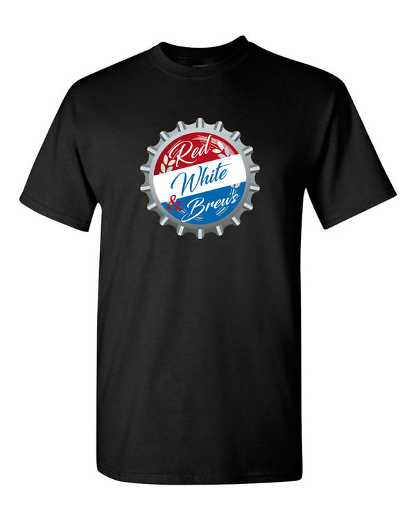 Red White brews t-shirt beer t-shirt drinking tees - Fivestartees