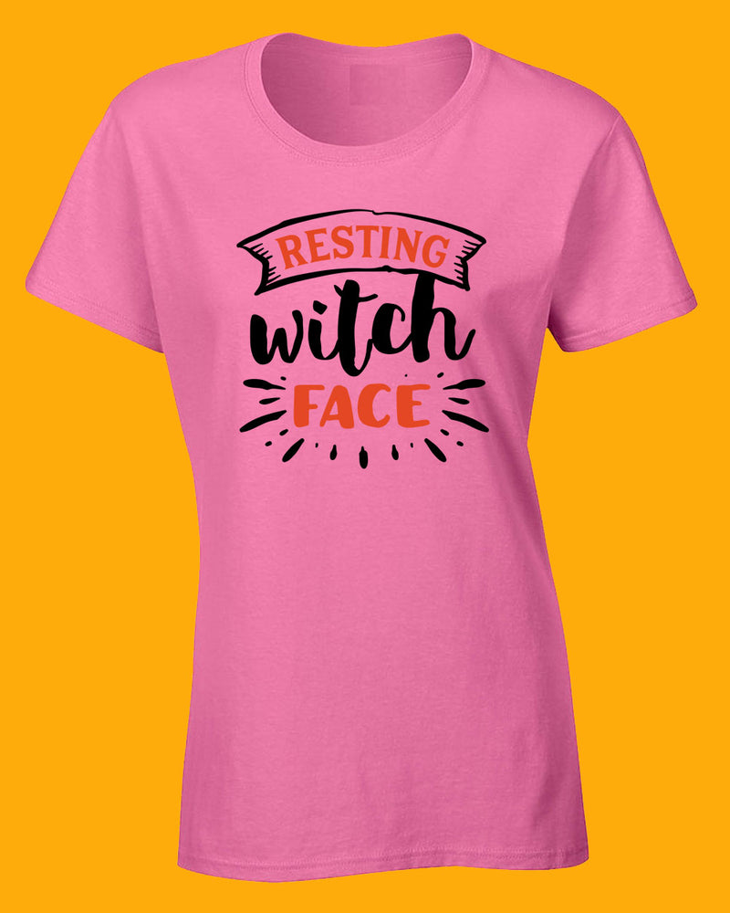 Resting Witch face T-shirt, Halloween Women T-shirt - Fivestartees