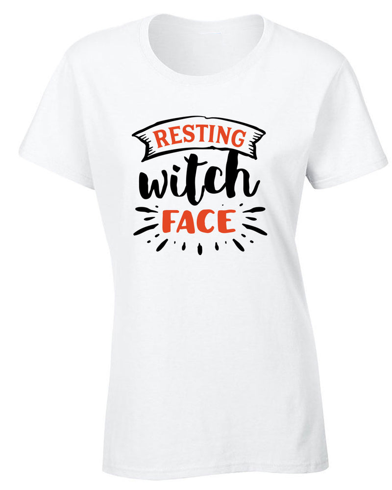 Resting Witch face T-shirt, Halloween Women T-shirt - Fivestartees