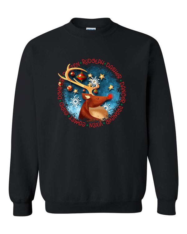 Rudolf dasher Christmas Sweatshirt - Fivestartees