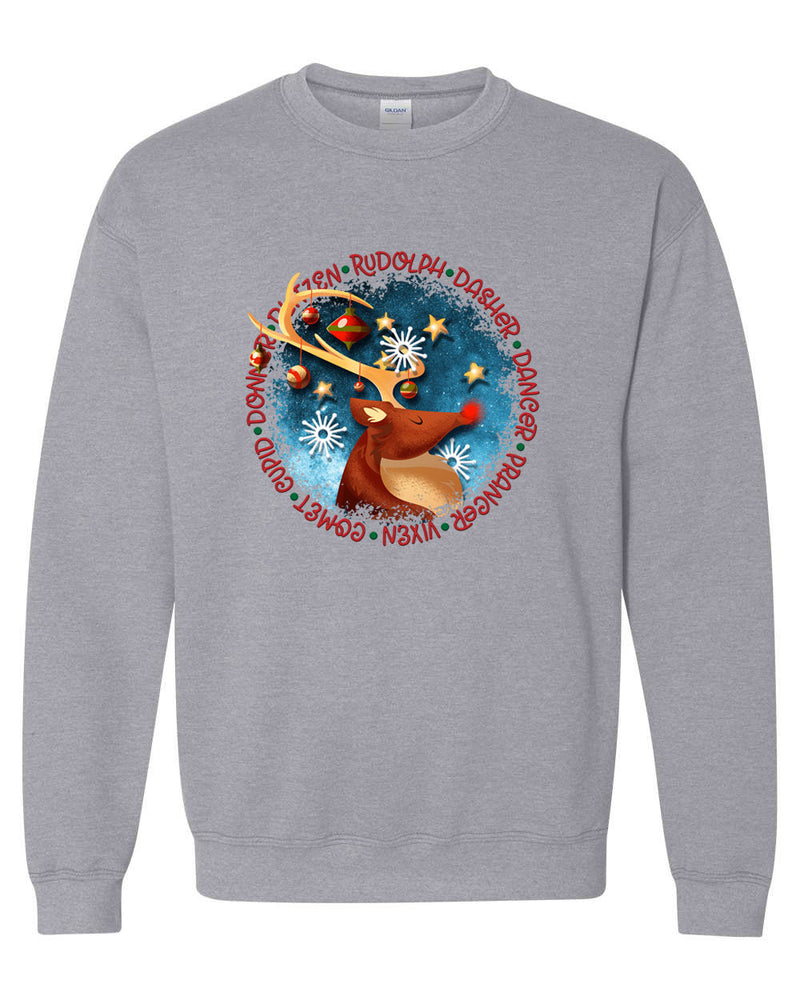 Rudolf dasher Christmas Sweatshirt - Fivestartees
