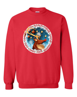 Rudolf dasher Christmas Sweatshirt - Fivestartees