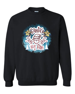 Santa Number 1 Fan Christmas sweatshirt, Holiday Sweatshirt - Fivestartees