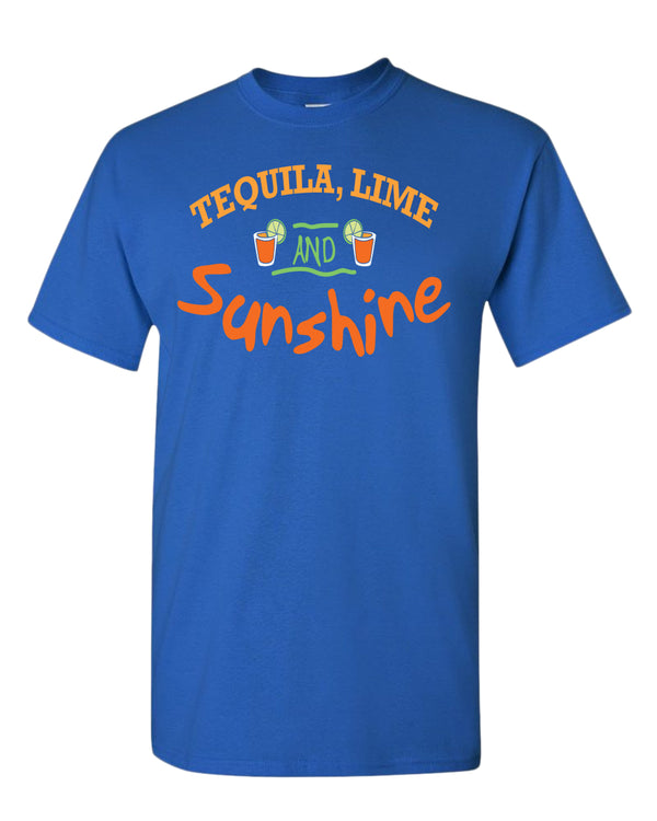 Tequila, Lime and sunshine t-shirt, drinking t-shirt - Fivestartees