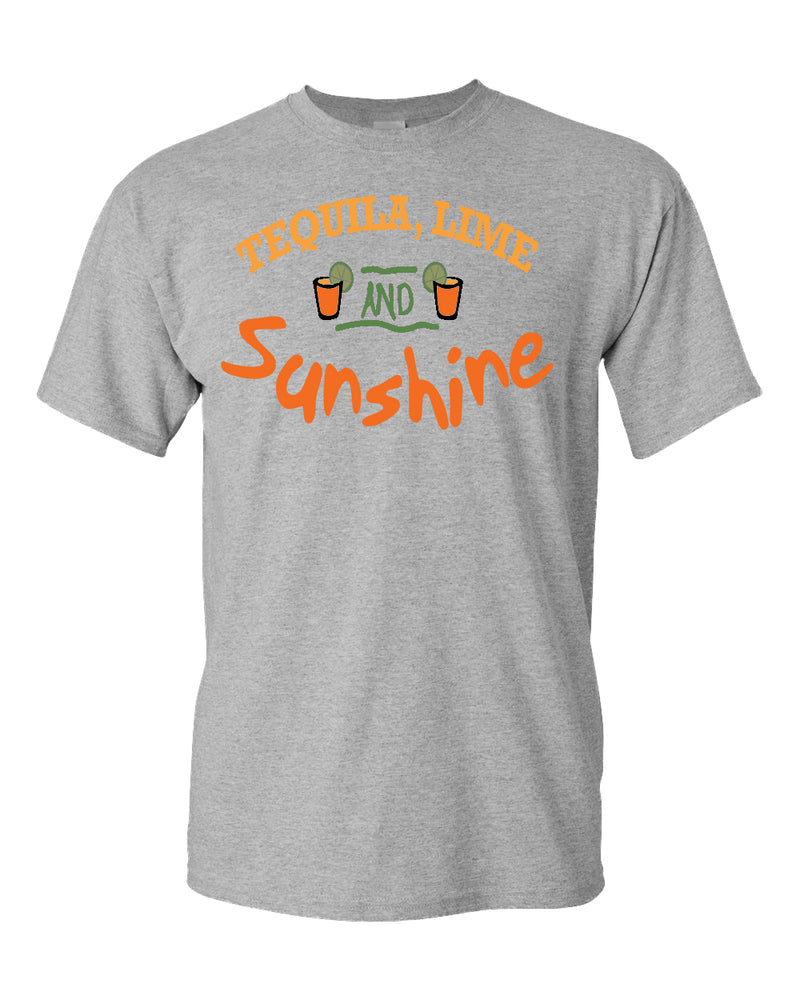 Tequila, Lime and sunshine t-shirt, drinking t-shirt - Fivestartees