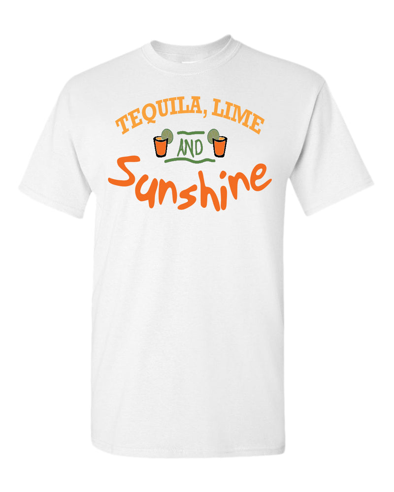 Tequila, Lime and sunshine t-shirt, drinking t-shirt - Fivestartees