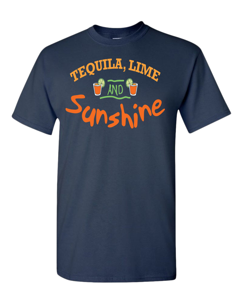 Tequila, Lime and sunshine t-shirt, drinking t-shirt - Fivestartees