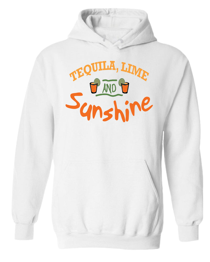 Tequila, Lime and sunshine hoodie, drinking hoodie - Fivestartees