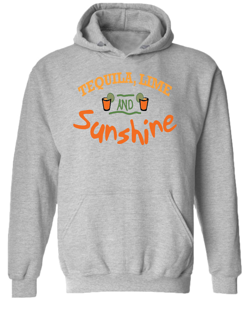 Tequila, Lime and sunshine hoodie, drinking hoodie - Fivestartees