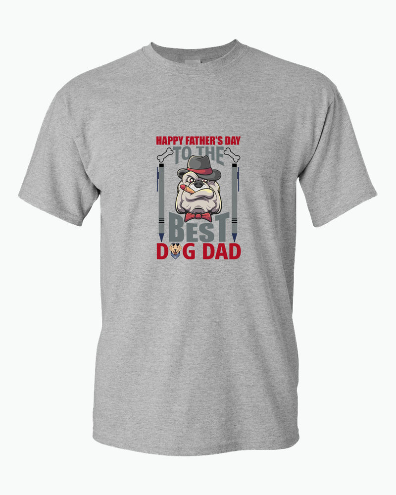 Happy father's day to the best dog dad t-shirt daddy dog t-shirt - Fivestartees