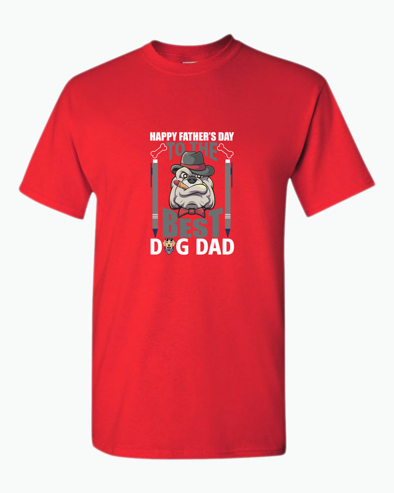 Happy father's day to the best dog dad t-shirt daddy dog t-shirt - Fivestartees