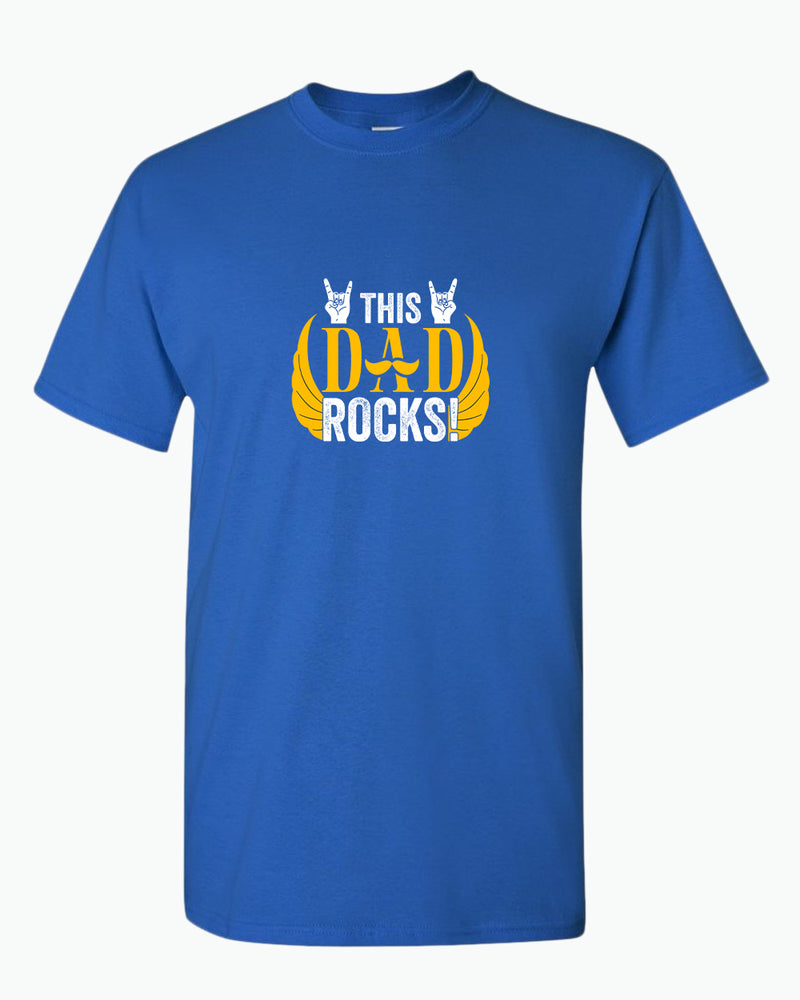 This dad rocks t-shirt, music dad t-shirt - Fivestartees