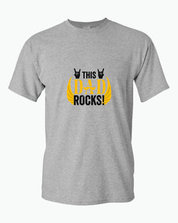 This dad rocks t-shirt, music dad t-shirt - Fivestartees