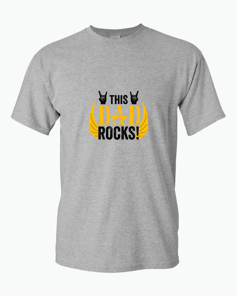 This dad rocks t-shirt, music dad t-shirt - Fivestartees
