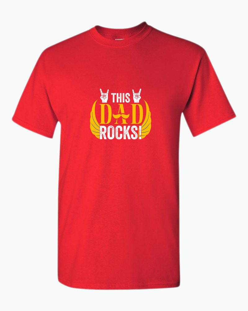 This dad rocks t-shirt, music dad t-shirt - Fivestartees