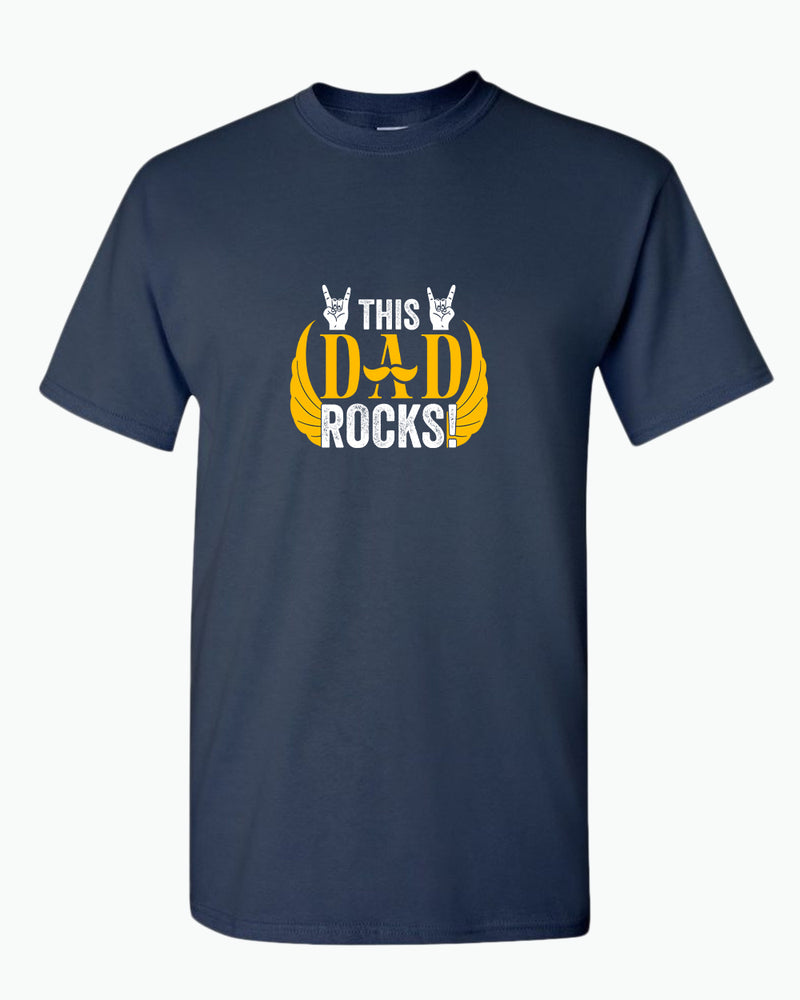This dad rocks t-shirt, music dad t-shirt - Fivestartees