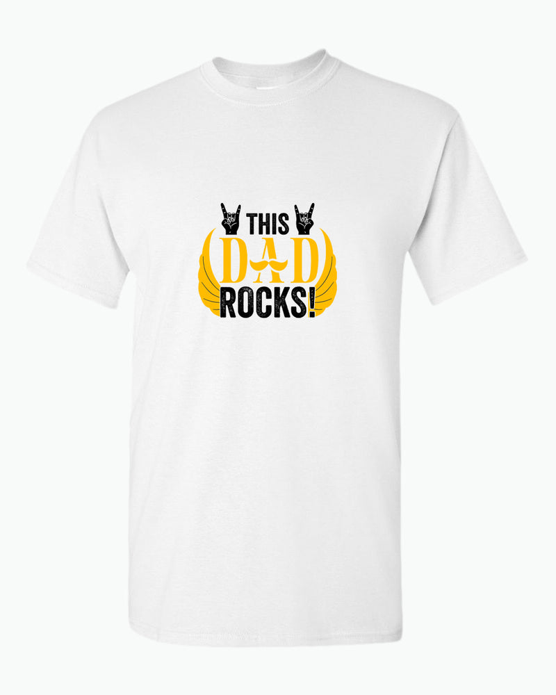This dad rocks t-shirt, music dad t-shirt - Fivestartees