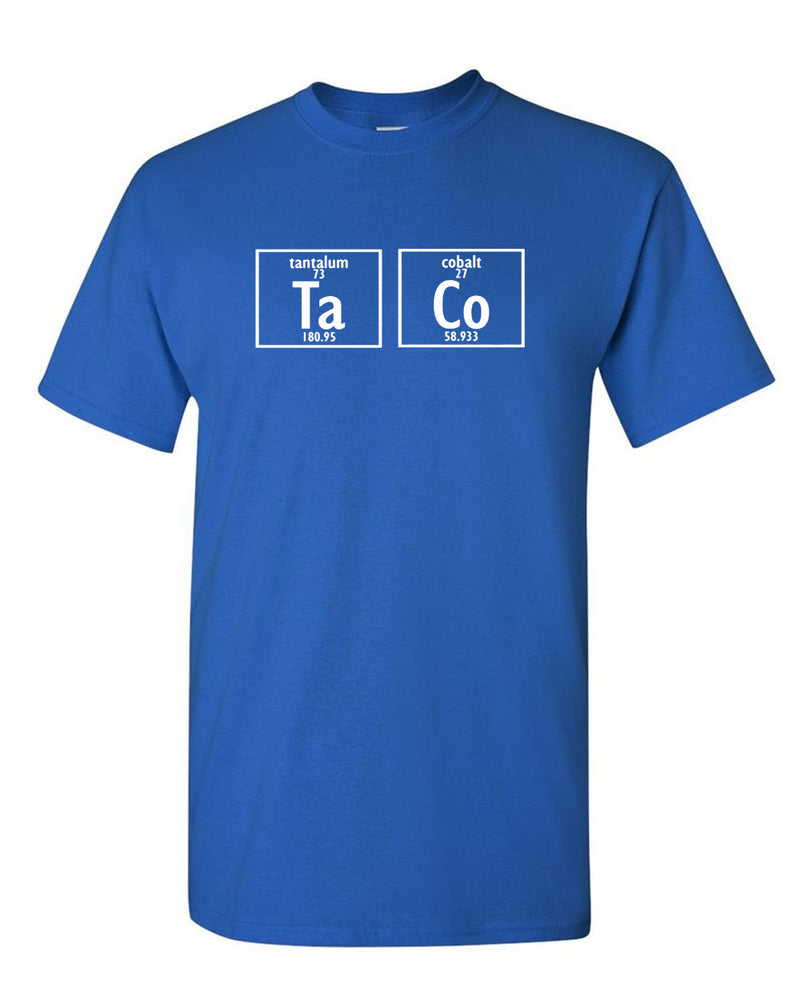 Science Taco T-SHIRT - Periodic Table Nerd Tacos College Chemistry - Fivestartees