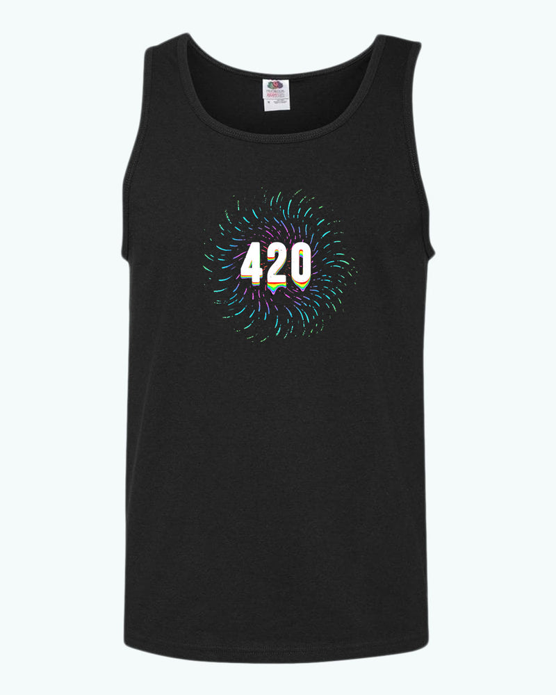 420 tik tok color tank top - Fivestartees