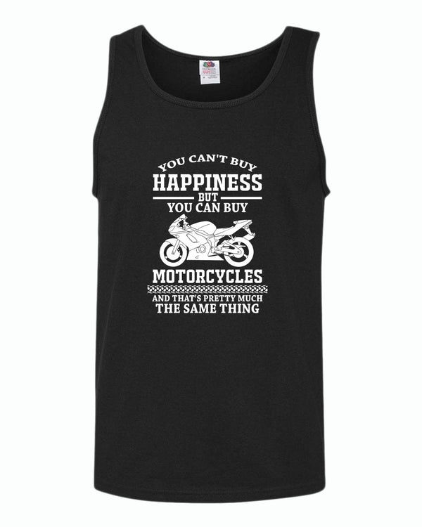 You can't buy happiness, but you can buy motorcycles tank top - Fivestartees