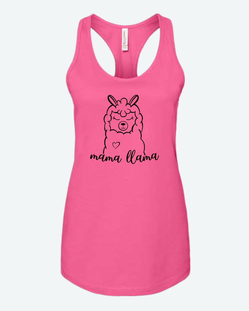 Mama llama tank top - Fivestartees