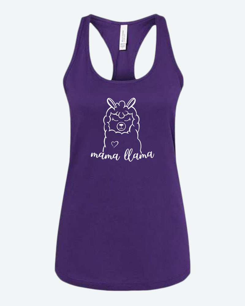 Mama llama tank top - Fivestartees