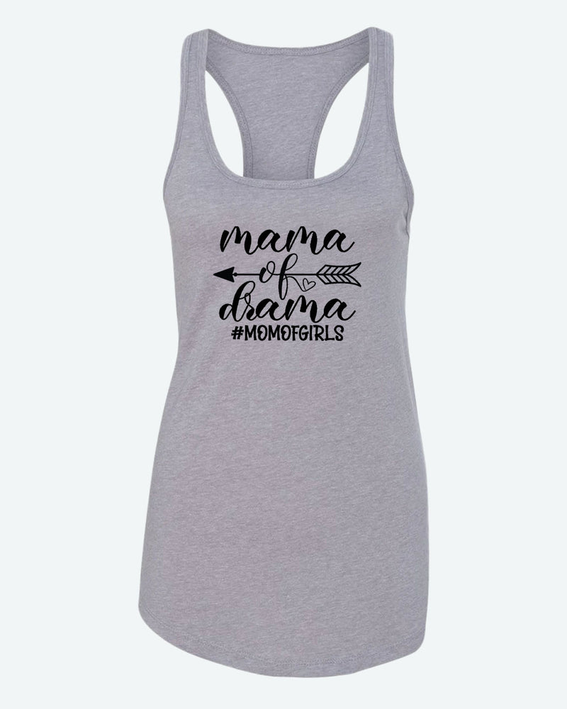 Mama of drama tank top, mom of girls tank tops - Fivestartees