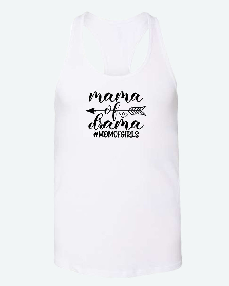 Mama of drama tank top, mom of girls tank tops - Fivestartees