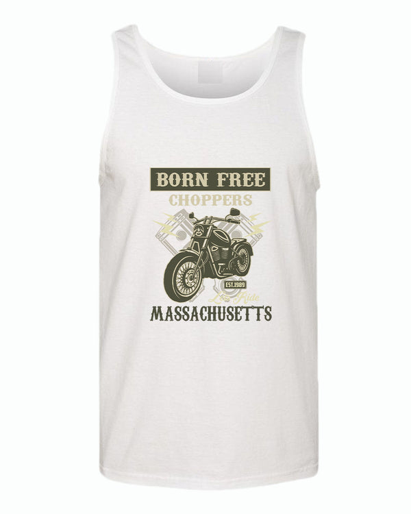 Born free choppers let's ride tank top - Fivestartees