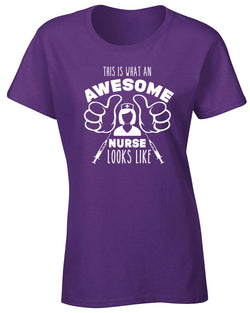 This is what an awesome Nurse Looks Like T-shirt - Fivestartees