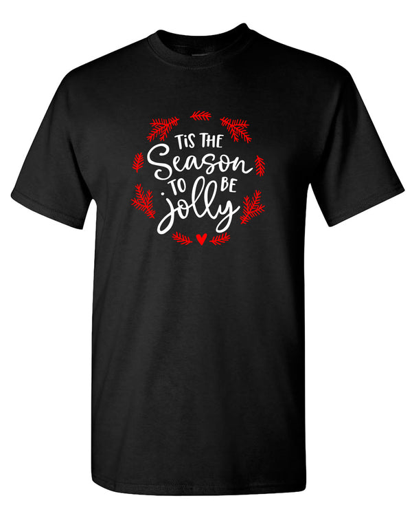 This the season to Jolly T-shirt, Christmas Holiday T-shirt - Fivestartees