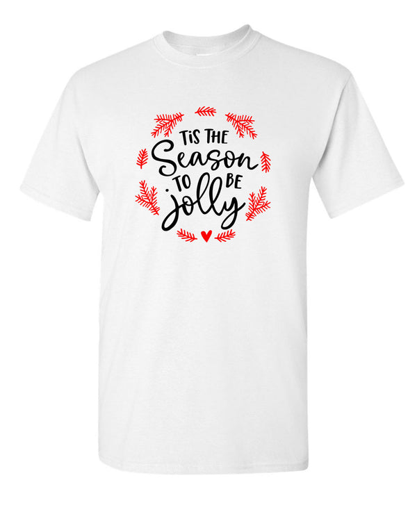 This the season to Jolly T-shirt, Christmas Holiday T-shirt - Fivestartees