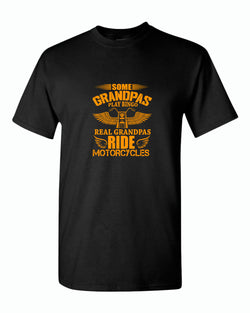 Some grandpas play bingo, real grandpas ride motorcycle t-shirt - Fivestartees