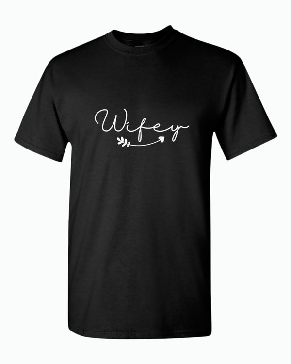 Hubby Wifey Couple Matching T-shirt Valentine's Day T-shirt - Fivestartees