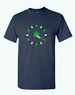 420 clock t-shirt - Fivestartees