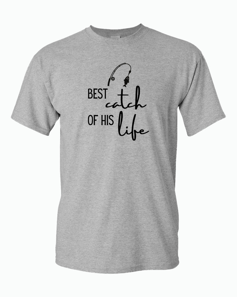One Lucky Fisherman / best cash Couple Matching T-shirt Valentine's Day T-shirt - Fivestartees