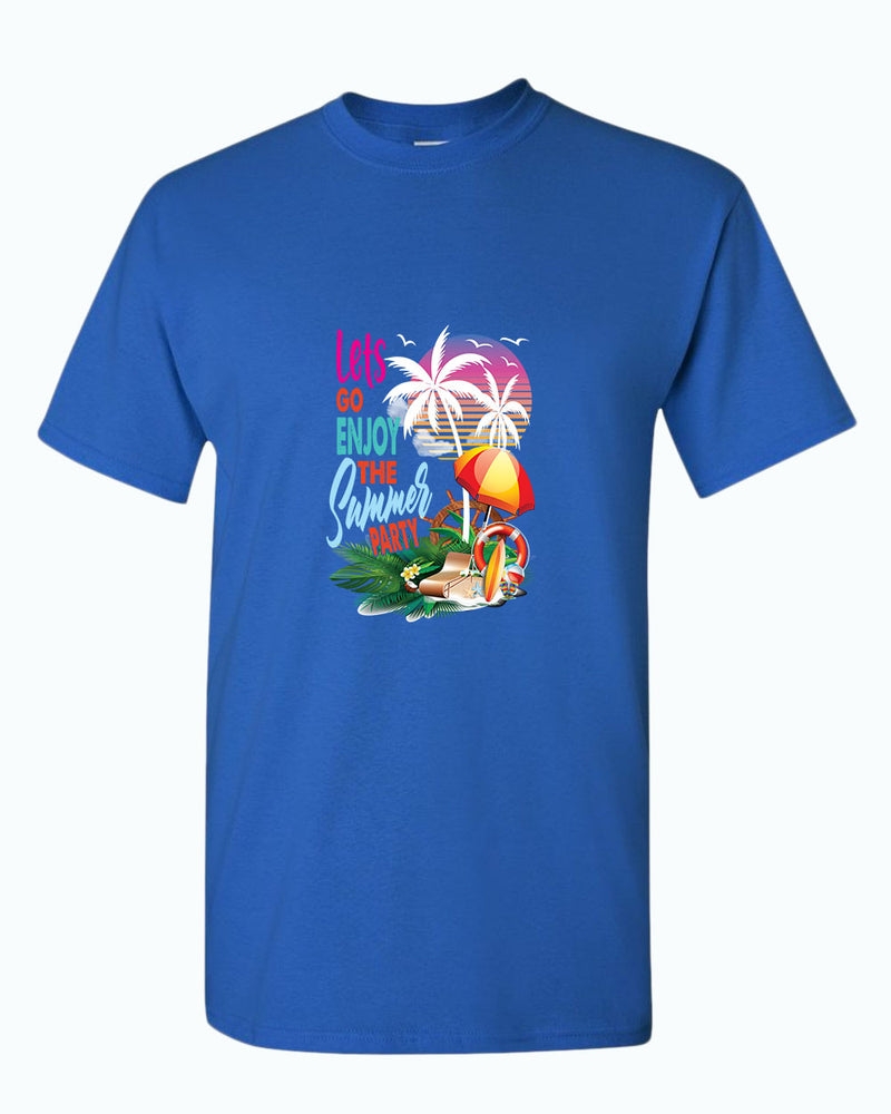 Let's go enjoy the summer party t-shirt, summer t-shirt, beach party t-shirt - Fivestartees