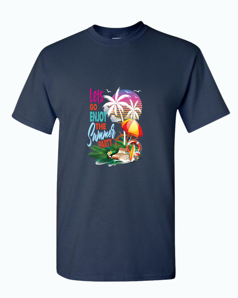 Let's go enjoy the summer party t-shirt, summer t-shirt, beach party t-shirt - Fivestartees