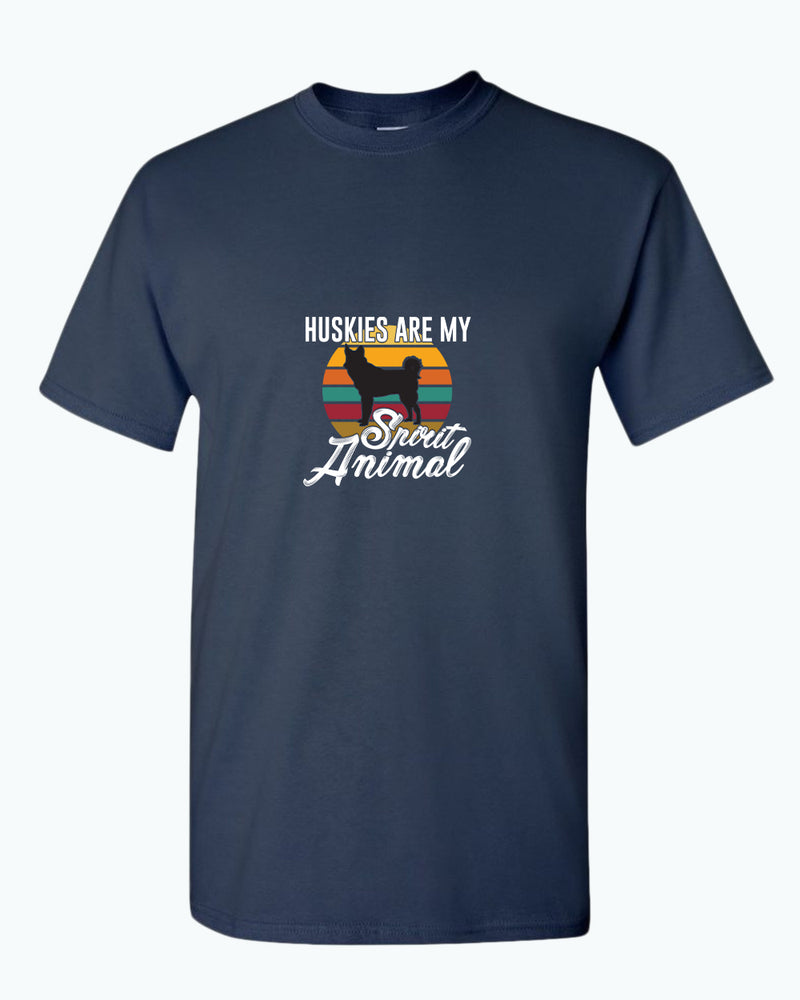 Huskies are my spirit animal t-shirt, husky lover t-shirt - Fivestartees