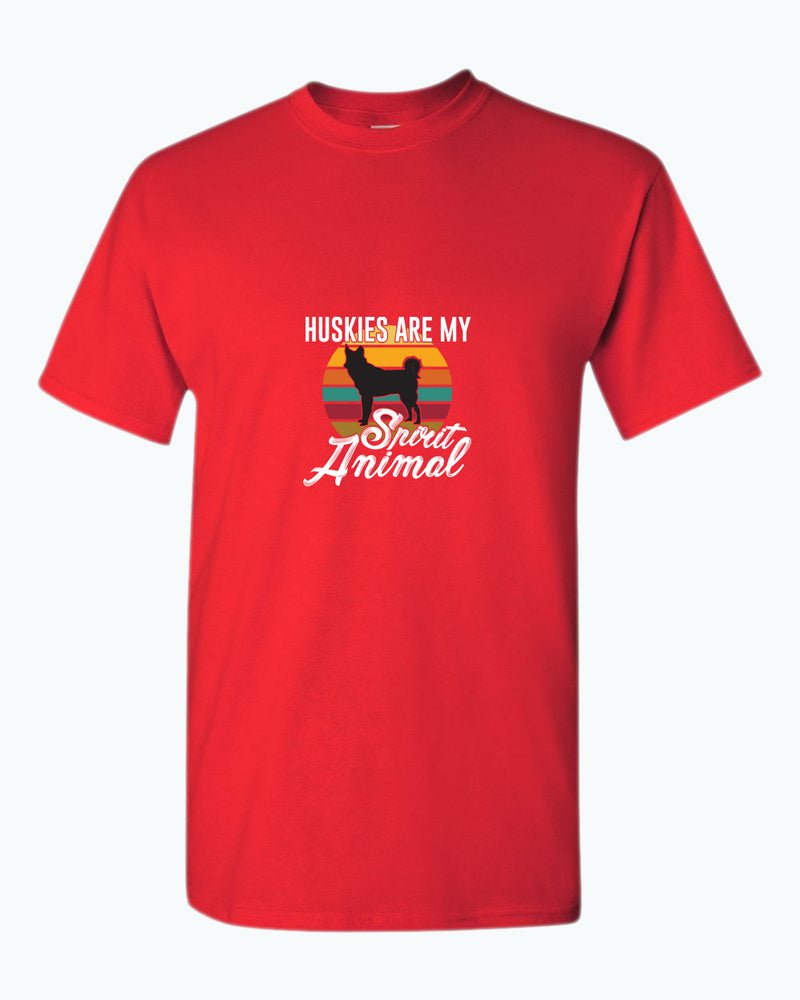 Huskies are my spirit animal t-shirt, husky lover t-shirt - Fivestartees