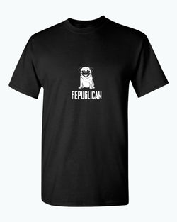 Repuglican t-shirt, pug life t-shirt dog lover tees - Fivestartees