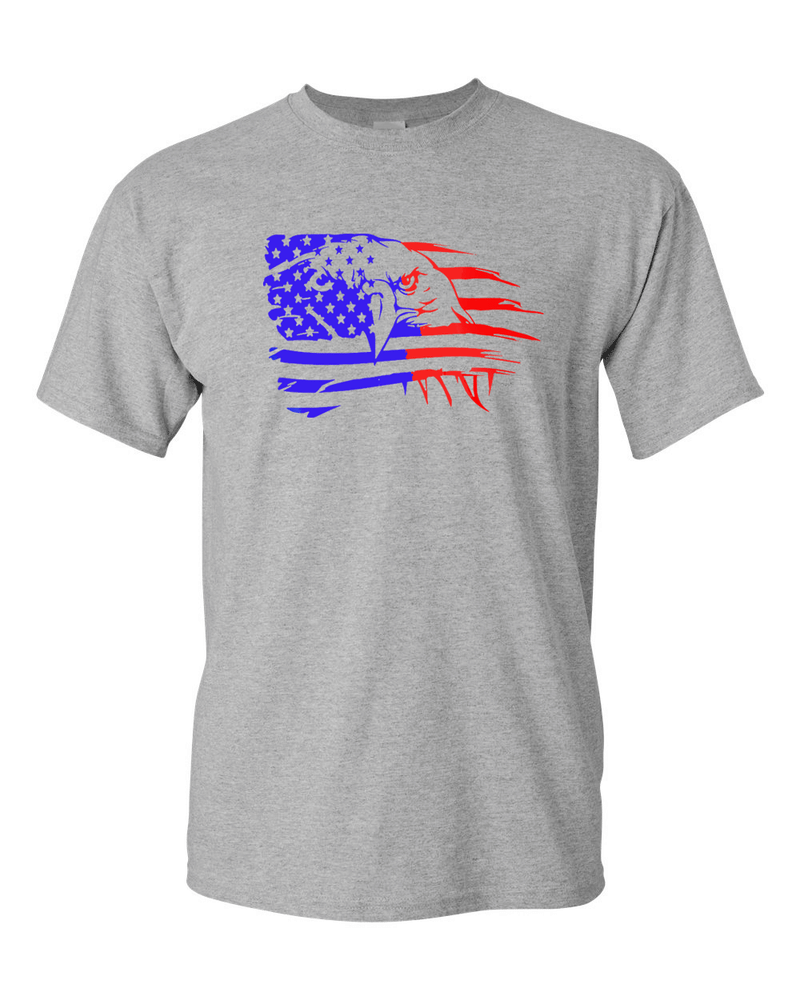 USA Distressed Flag Men T-Shirt Patriotic T-shirt American Tee - Fivestartees