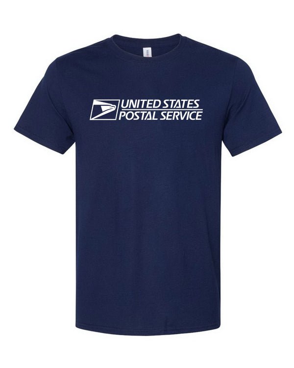 postal Service T-shirt USPS T-shirt  ALL White Print - Fivestartees