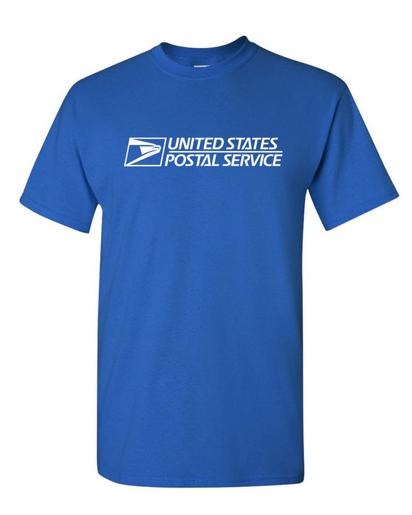 postal Service T-shirt USPS T-shirt  ALL White Print - Fivestartees