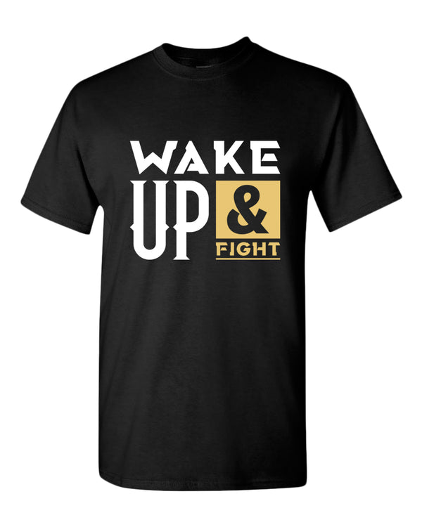 Wake up and fight t-shirt, motivational t-shirt, inspirational tees, casual tees - Fivestartees