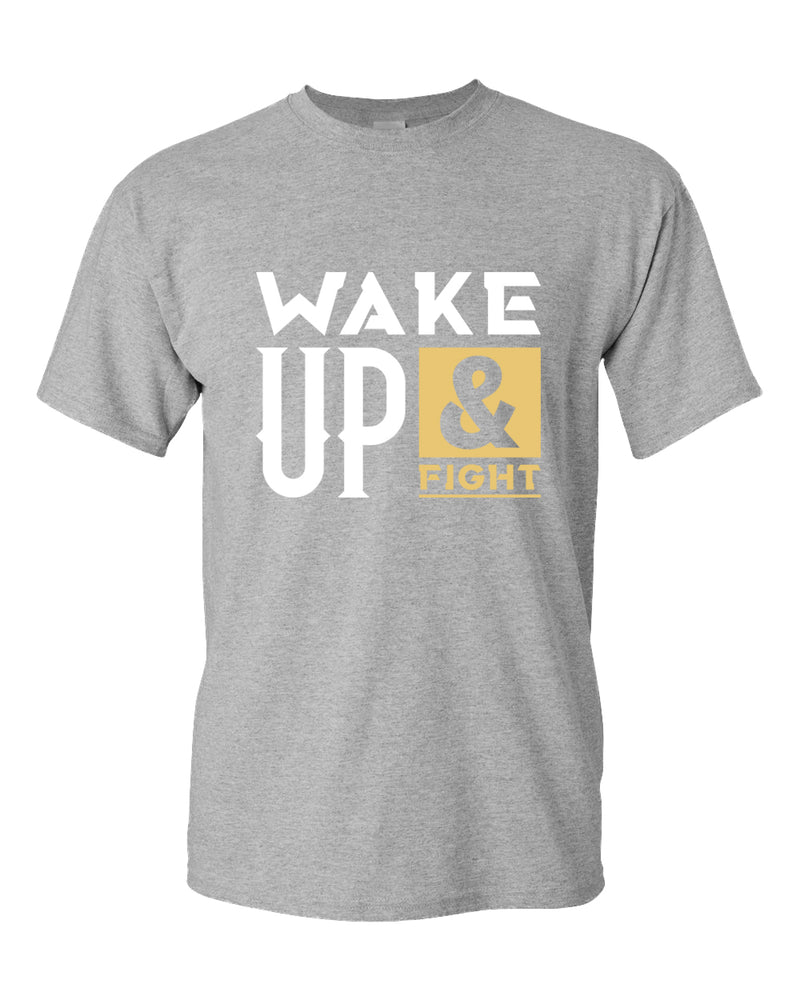 Wake up and fight t-shirt, motivational t-shirt, inspirational tees, casual tees - Fivestartees